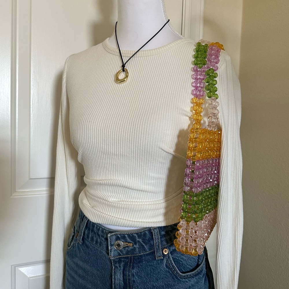 Lovers + Friends bead bag